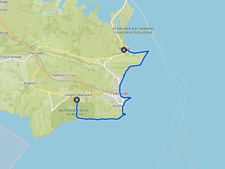 August Camping 3 days (Final) Day 1 From Studland to Langton